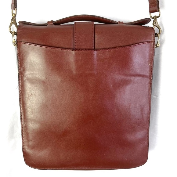 CARTIER crossbody bag vintage Cartier Bordeaux leather bag Cartier vtg  bag - Picture 6 of 17